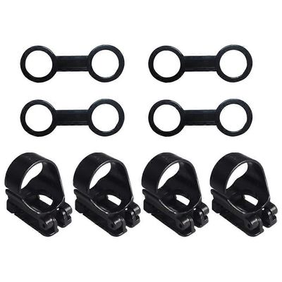 Silikonipidike Silikoni Snorkkelin pitäjä Sukellus Muovinen pidike Snorkkeli Päähihna Snorkkelin kiinnityspidike Musta 10x3cm
