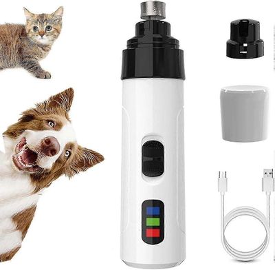 Heusom Silent Kynsihiomakone - USB-ladattava 3 portilla ja kahdella nopeudella