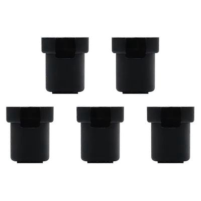 5 kpl Hotend-silikonisukkasuoja 3D-tulostimen osia, korkean lämpötilan kestävyys QIDI X-Max 3 / X-Plus 3 / X-Smart 3 -tulostimelle Musta