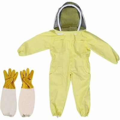 Birøkt Coverall Birøkt Kjeledress Barnas biekjeledress Barnas Birøkterklær Verneklær Birøkt kjeledress med hansker - Pr