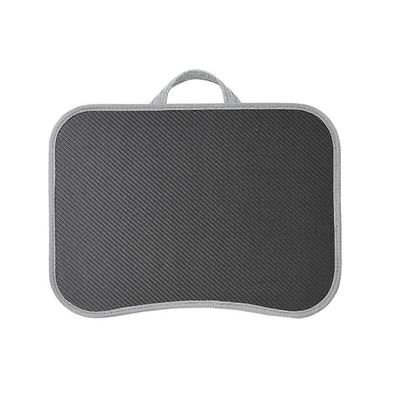 Sylipöytä pehmustetulla tyynyllä kannettaville tietokoneille, kahvalla