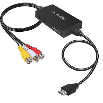 Rca til Hdmi-omformer,1080p kompositt til HDMI-adapter