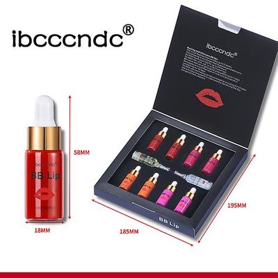 Sunscreen Skønhedssalon Bb læber 10 hætteglas 5ml ampulserum kit bb læbe serum pigment bb creme sæt til lipgloss mts mesoterapi behandling 1 sæt