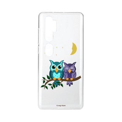 Crazy Kase Hull For Xiaomi Mi Note 10 Fleksible ugler i Moonlight
