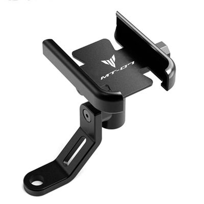 Redkid Yamaha Mt07 Mt-07 Fz07 2014-2020 2021 2022 moottoripyörätarvikkeet Cnc ohjaustanko peili matkapuhelimen kiinnike gps-jalustapidike Peili musta
