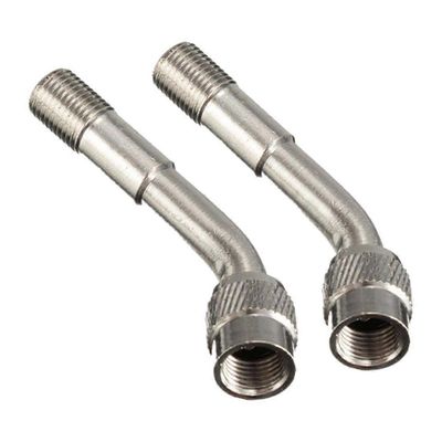 2kpl rengasventtiilin jatkosovitin moottoripyörän auton renkaan varren jatke 135 astetta