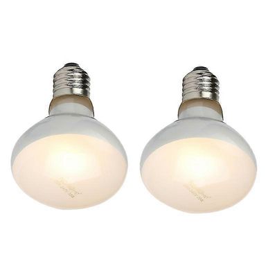 2 kpl matelija uvb uva lämpölamppu todella - kuten kirkas lämpö , sammakkoeläimet ja linnut (100 W Valkoinen