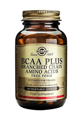 Solgar BCAA Plus Kasvis kapselit, 50
