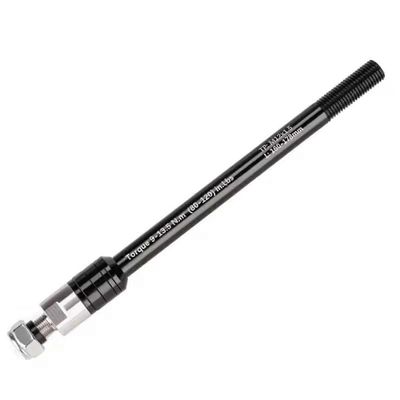 Maantiepyörän perävaunun vetokoukku akselien läpi Adapteri Säädettävä läpiakselisovitin 12 mm läpiakselit Pyöräily Acc Musta M12x1.5mm