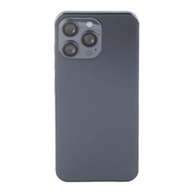 i14 Pro Max 6,7 tuuman 4G-matkapuhelin Android 12 4 Gt 128 Gt älypuhelimelle 4000 mAh akulla musta Musta EU-pistoke