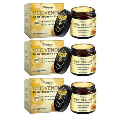 Bee-Venom Comprehensive Cream Not Ärsytä ihoa Nopeavaikutteinen voide kaikille ihotyypeille 3pcs