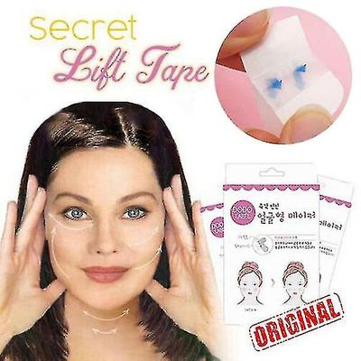 40pcs / boks Secret Lift Tape Effektiv Ansigt Sticker Tynd Usynlig
