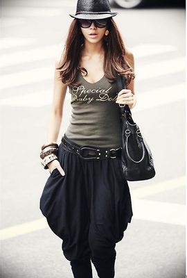 Ruili Trendy Blacktrousers