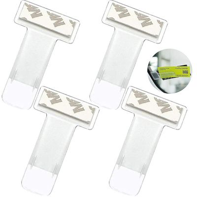 Barsinfi Parkeringsbilletholder, Timing Ticket Holder, Plastic (4 stk)