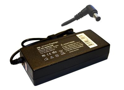Power4Laptops LG 27UL600-kompatibel skærmstrømtilførselsadapter