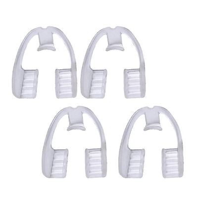 Exia 4stk tenner sliping munnvakt eliminerer sliping knugende tannvakter Night Guard Stopper Bruxism Tmj for voksne menn kvinner sover