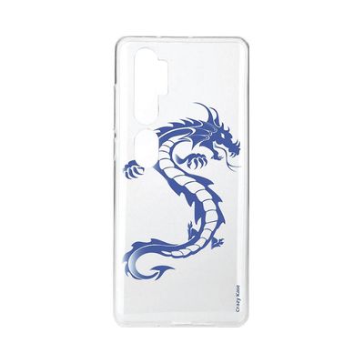 Crazy Kase Skrog til Xiaomi Mi Note 10 Soft Blue Dragon