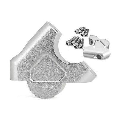 Moottoripyörän ohjaustangon nousuputki vetotangon pidikkeen jatkosovitin BMW R 1200 GS LC R1200GS Adventure ADV R1250GS S1000XR Silver