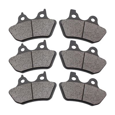 6 stk bremseklosser foran og bak for Harley-Davidson Vrsca/vrscb V-stang