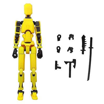 Unbrand Multi-Jointed Movable Shapeshift Robot 2.0 3D-trykt Mannequin Dummy 13 Action G