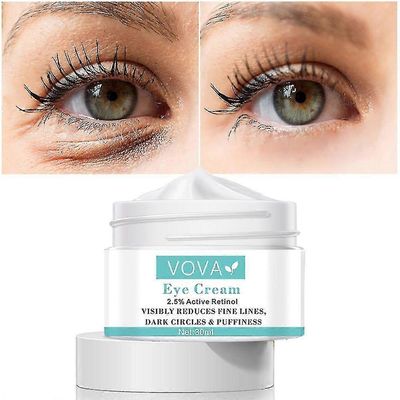 Välitön poisto Silmäpussit Voide Retinol Cream Anti Puffiness Gel Tumma ympyrät Viivästyttää Ikääntyminen haalistuu Ryppyjä Kiinteyttävä Iho 30ml*3pcs