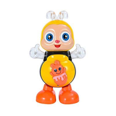 Musiikillinen LED-valaiseva mehiläislelu esikoululaisille Interaktiivinen tanssiliike Opetuslahja Monivärinen