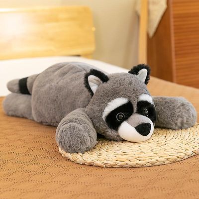 Forverret angst Dinosaur plysj Toy Row Pillow Stuffed Animal Doll Boy Girl Gift-en Vaskebjørn 30cm