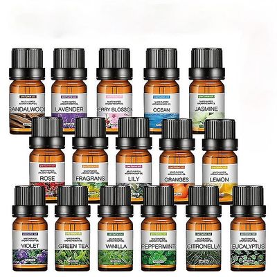 Jying 1pc 10ml vandopløselige æteriske olier Luftfrisesmag aromastoffer til luftfugter Aromaterapi Parfum Diffuser Oil Serum Violet duft
