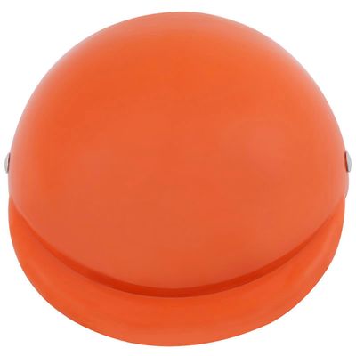 Lemmikkikoiran moottoripyöräkypärä pyöräilyyn, säädettävä koko, kestävä materiaali, ulkoiluvarusteet pienille ja keskikokoisille koirille Oranssi