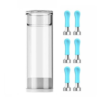 6 kpl silikonisia korvalusikoita, vedenpitäviä, korvavahanpoistoon, Bebird W3/R3 Hopeansininen