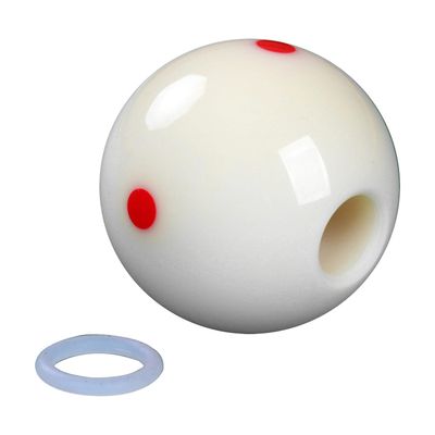 Biljardi Cue Ball with Hole Biljardi Harjoittele pallopoolia Cue Stroke Training Vain vihjepallo 57.2mm