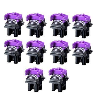 Generic 10 kpl Razer Clicky Optical Purple Switch Kit -näppäimistön vaihtotarvikkeelle Zekai