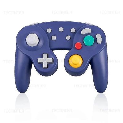 Bluetooth-peliohjain langaton gc-ohjain kytkimelle Gamecube yhteensopiva Nintendo Switch/lite -ohjaimen kanssa PC-joystickille Sininen