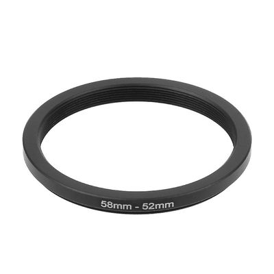 58mm - 52mm metalliset askel alas renkaat Linssin adapteri Suodatin Kamera Työkalu Lisävaruste Uusi