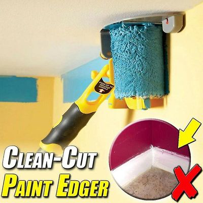 Clean-cut Paint Edger Roller Brush Safe Tool For Home Room Wall Ceiling