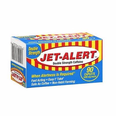 Jet-Alert kofeiinitabletit, 200 mg, 90 kapselia (1 kpl pakkaus)