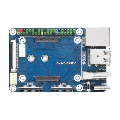 Cm4-io-base-c Utvidelseskort For Cm4 Basic Expansion Board Avansert versjon Rj45 + m.2 M Key