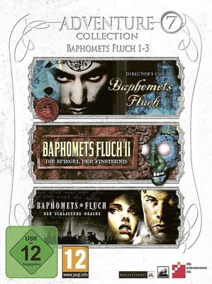 PC CD Adventure Collection 7 - Baphomets Fluch 1-3 (PC) - Uusi & sinetöity