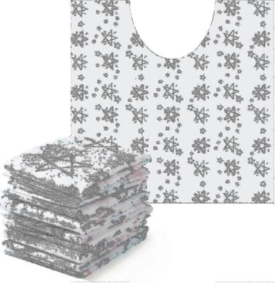 50 kpl kertakäyttöinen wc-matto hajunpoistomatto wc-matot vedenpitävä kylpyhuone U-muotoinen matto lasten pottaharjoitteluun Inkontinenssi (tähdet)