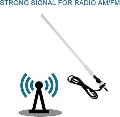 Herdio Marine radioantenni vedenpitävä am fm antenni IP66 auton vastaanotin joustava kumi ankka antenni autolle kuorma-auto vene pakettiauto asunto...