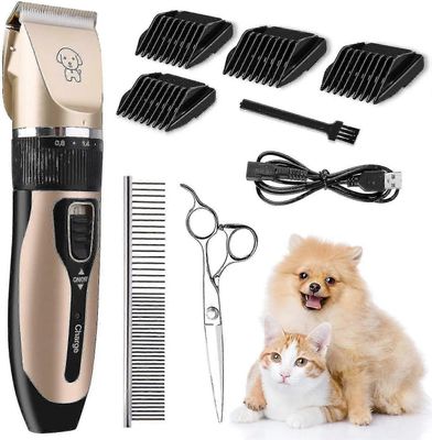 Hiljainen leikkuri, paksu pitkäkarvainen koiranleikkuri, ammattimainen lemmikkieläinten karvanleikkuri, langaton ladattava WG