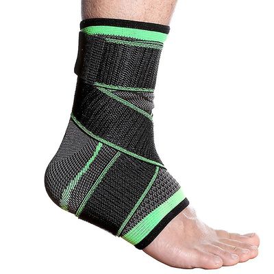 Liltop Smertelindring ankelstøtte kompression sokker rem fod fasciitis Grøn L