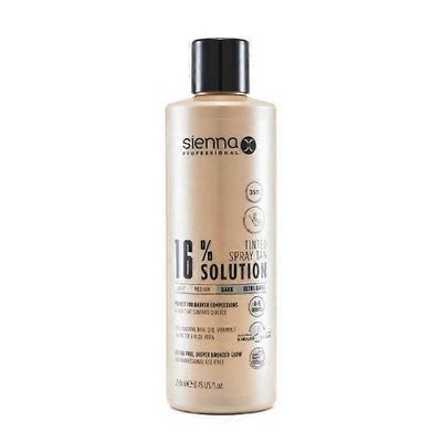 Sienna X Pro solarium 16% Spray Tan Lotion 250ml 16% Tanning Solution