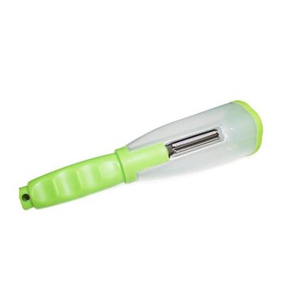 Peeler kan gemme vegetabilsk peel container opbevaring type peeling kniv køkken værktøj tilbehør