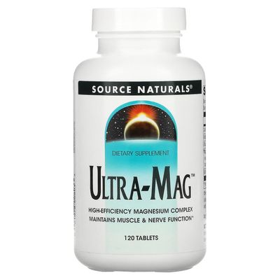 Source Naturals Lähde Naturals, Ultra-Mag, 120 tablettia