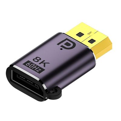 Mxfz Dp1.4 Minidp til Dp Video Extension Converter Mini Displayport Ma-fe Adapter DP male to female