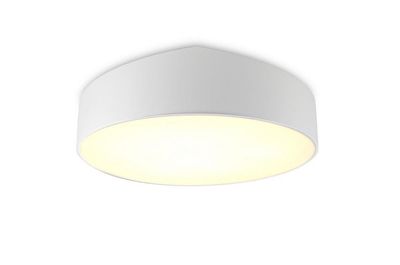 Inspired Lighting Mini Flush Loft Light 70cm Runde, 8 x E27 (Max 20W), Hvid, IP44