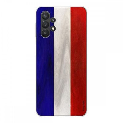 Crazy Kase Cover Til Samsung Galaxy A32 5g Soft Silicone 1 Mm, fransk flag