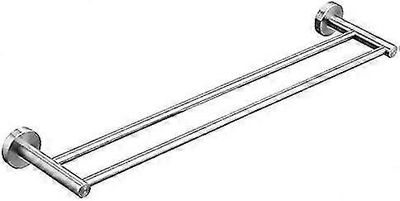 Kaksinkertaiset pyyhetangot seinäkiinnitys SUS 304 harjattu ruostumaton teräs, 50 cm kylpypyyhepidike-QJWL