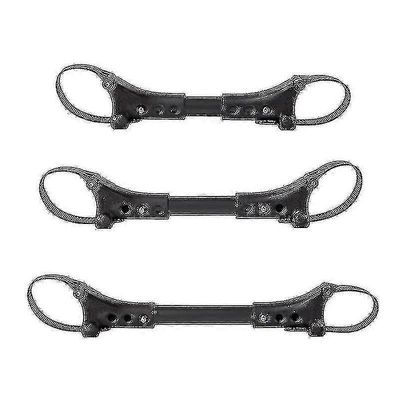 3kpl Twin Vauvan rattaiden liitin Universaali nivelet Pikkulasten kärry Hihna Linker Koukku